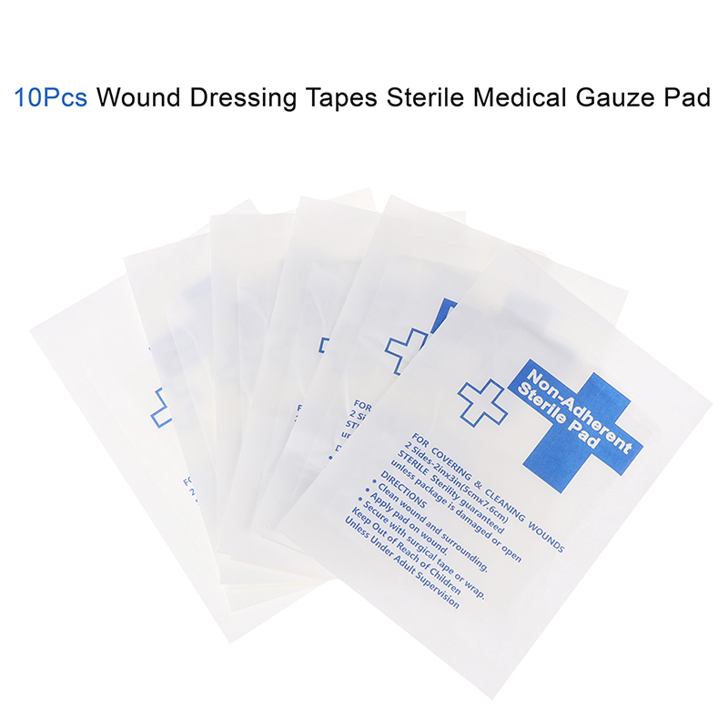 Medical Tape - 10 шт. водонепроницаемых марлевых повязок, не