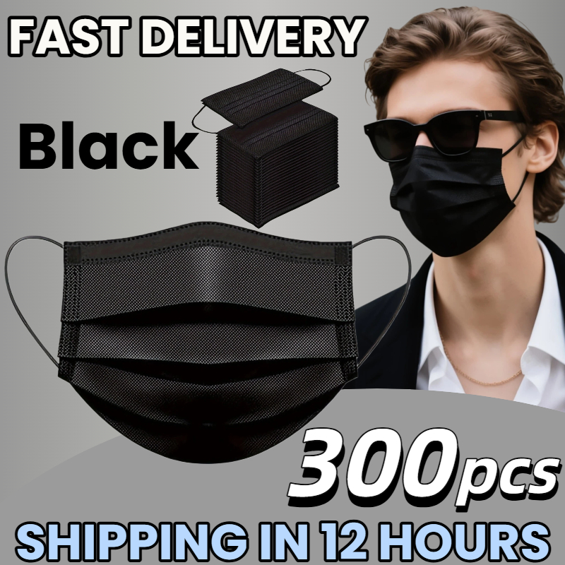 Surgical Mask - Быстрая доставка! 300 шт. утолщенных черных
