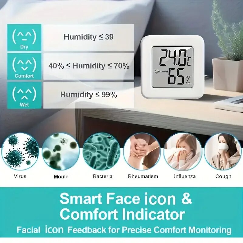 Цифровой гигрометр-термометр,  – обзор и цена Thermometer Digital