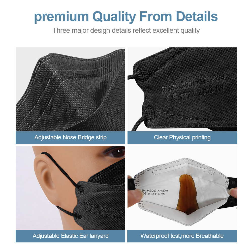 Маска KN95 FFP2 для взрослых в – обзор и цена Surgical Mask