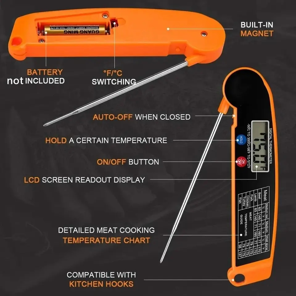 Водонепроницаемый цифровой кух – обзор и цена Thermometer Digital